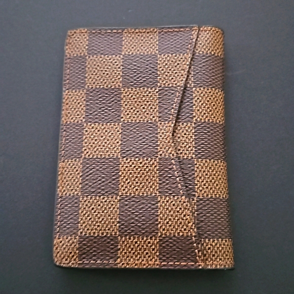 AUTHENTIC Louis Vuitton Pocket Organizer in Damier Ebene - Picture 3 of 12